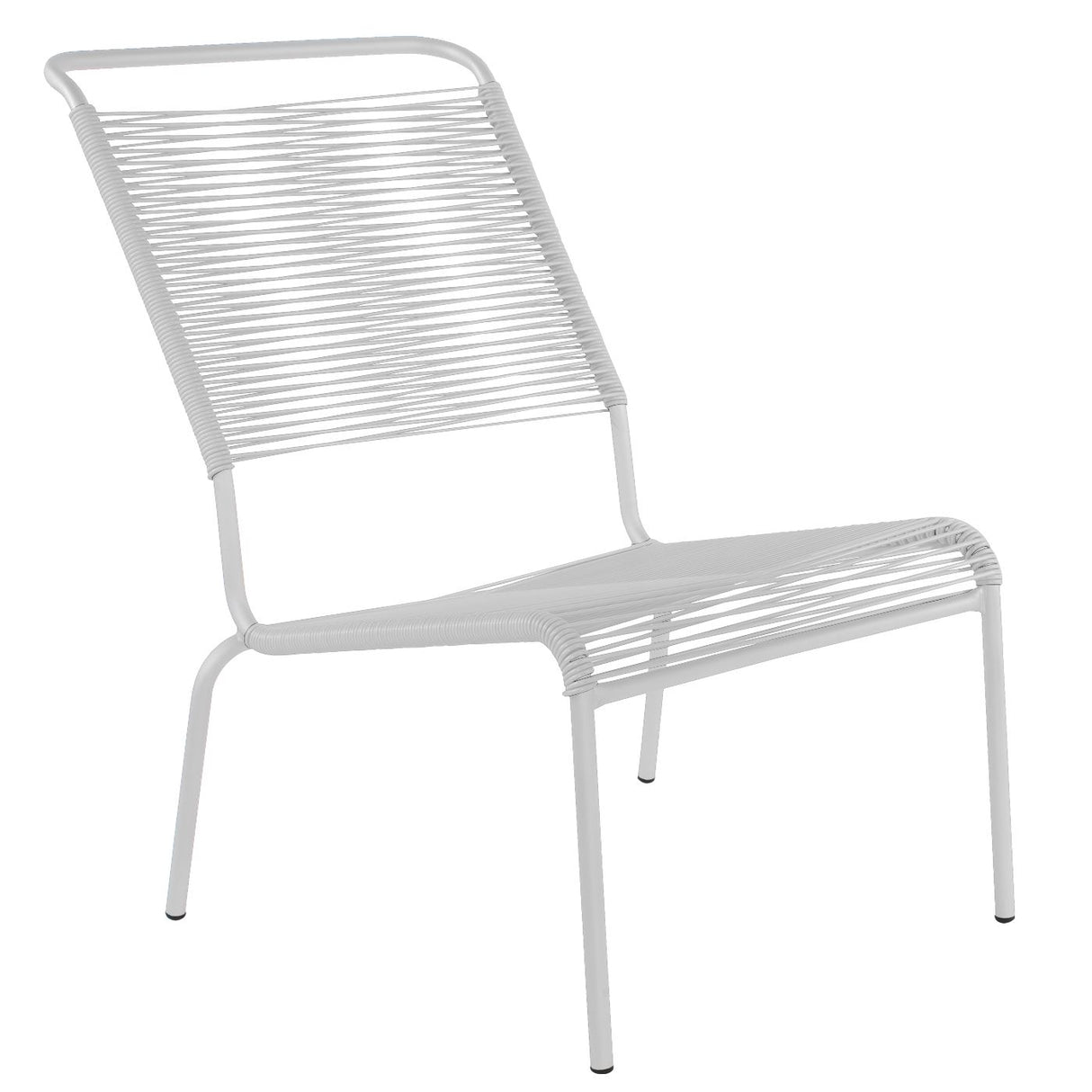 Schaffner Säntis Chaise basse haut dossier Spaghetti Blanc 90 Blanc 90