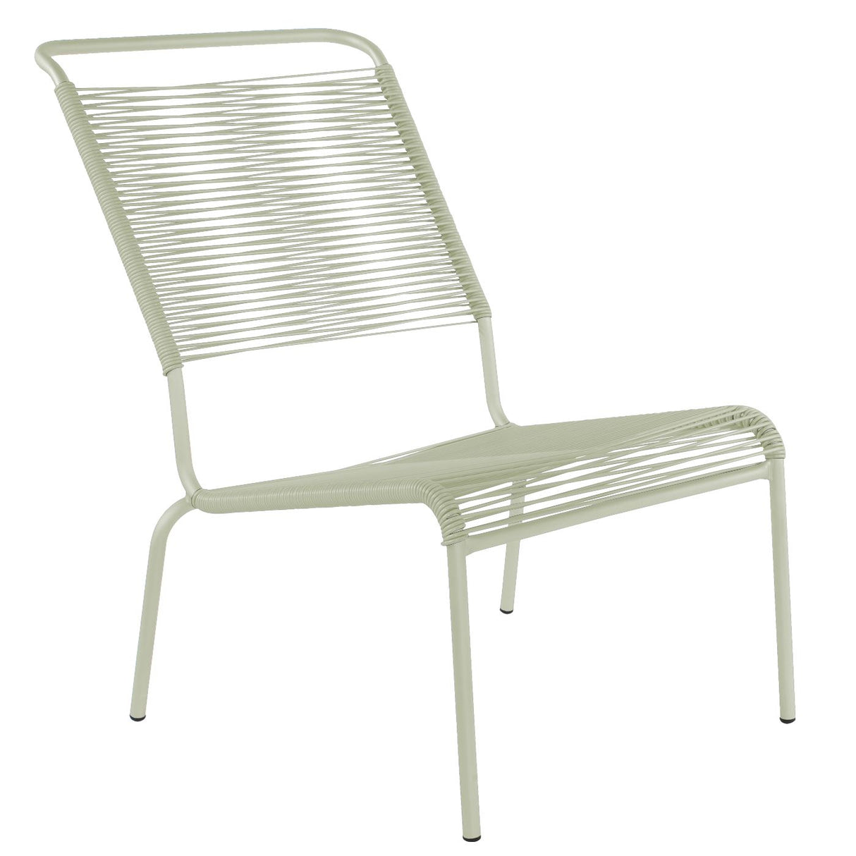 Schaffner Säntis Chaise basse haut dossier Spaghetti Vert Pastel 64 Vert pastel 64