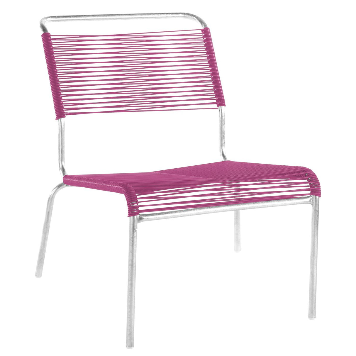 Schaffner Säntis Chaise basse Spaghetti Galvanisé à chaud 02 Rose 41