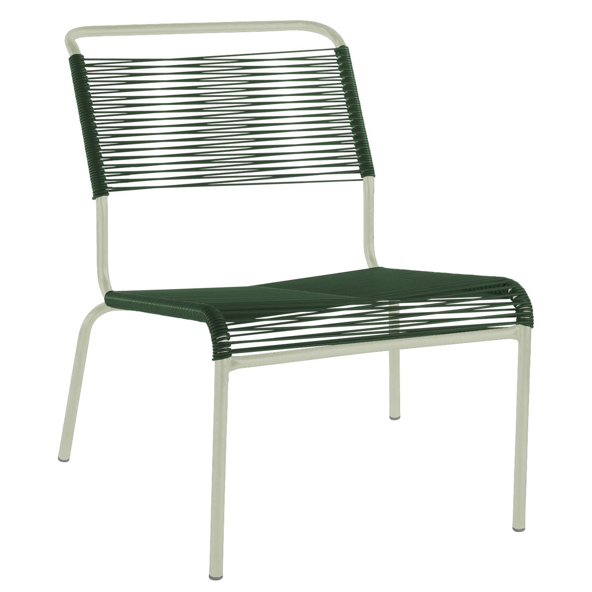 Schaffner Säntis Chaise basse Spaghetti Vert Pastel 64 Vert Sapin 66