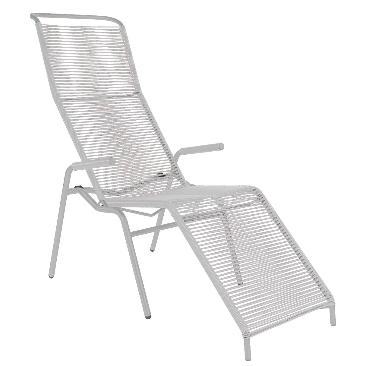 Schaffner Säntis Chaise longue Spaghetti Blanc 90 Blanc 90