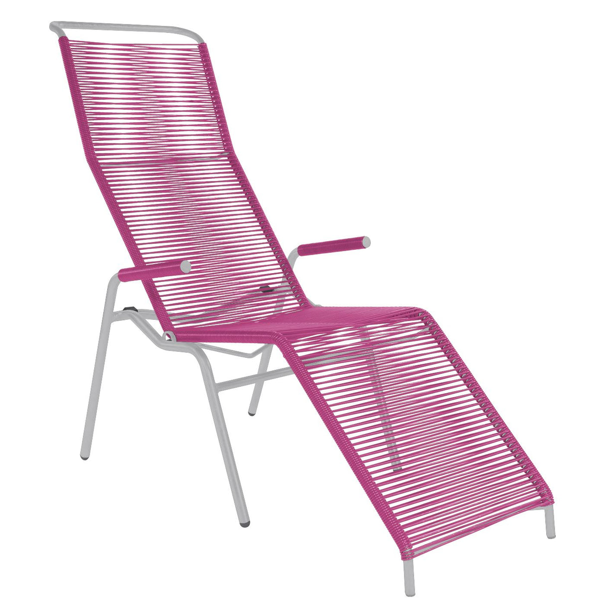 Schaffner Säntis Chaise longue Spaghetti Blanc 90 Rose 41