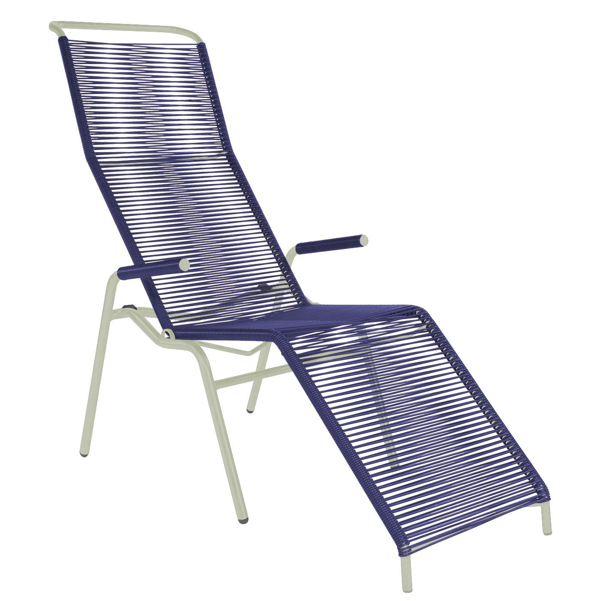 Schaffner Säntis Chaise longue Spaghetti Vert Pastel 64 Bleu 53