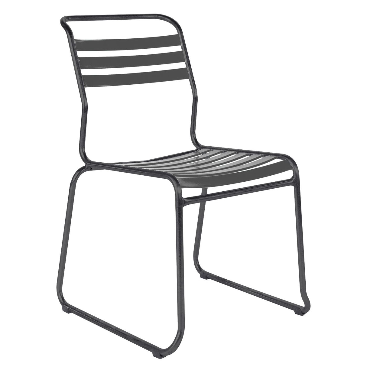 Schaffner Säntis Chaise luge à lattes Antracite 77 Graphite 73