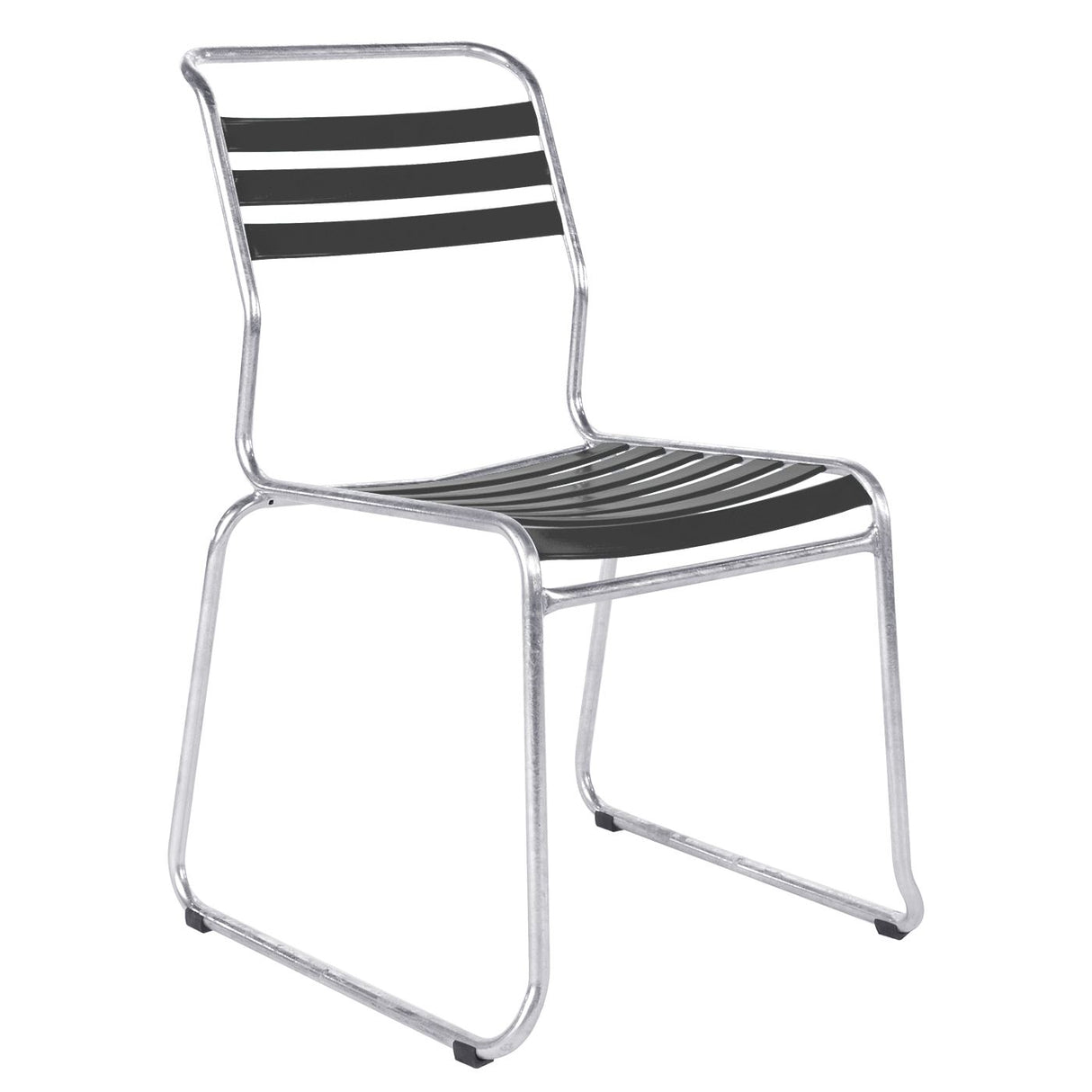 Schaffner Säntis Chaise luge à lattes Galvanisé à chaud 02 Anthracite 77