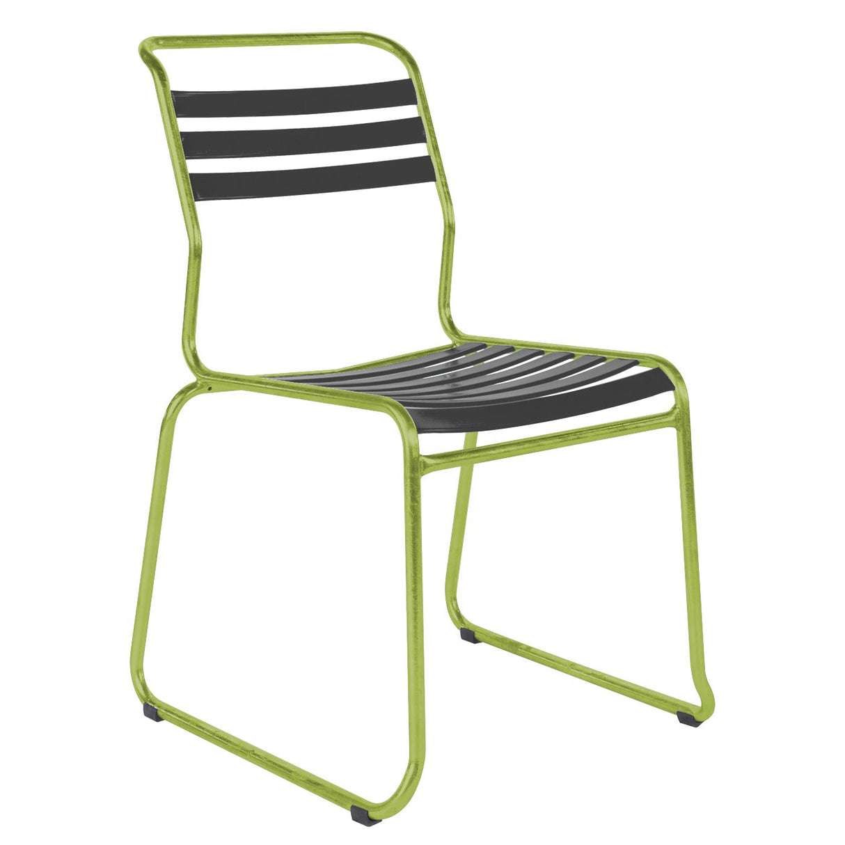 Schaffner Säntis Chaise luge à lattes Vert Clair 63 Anthracite 77