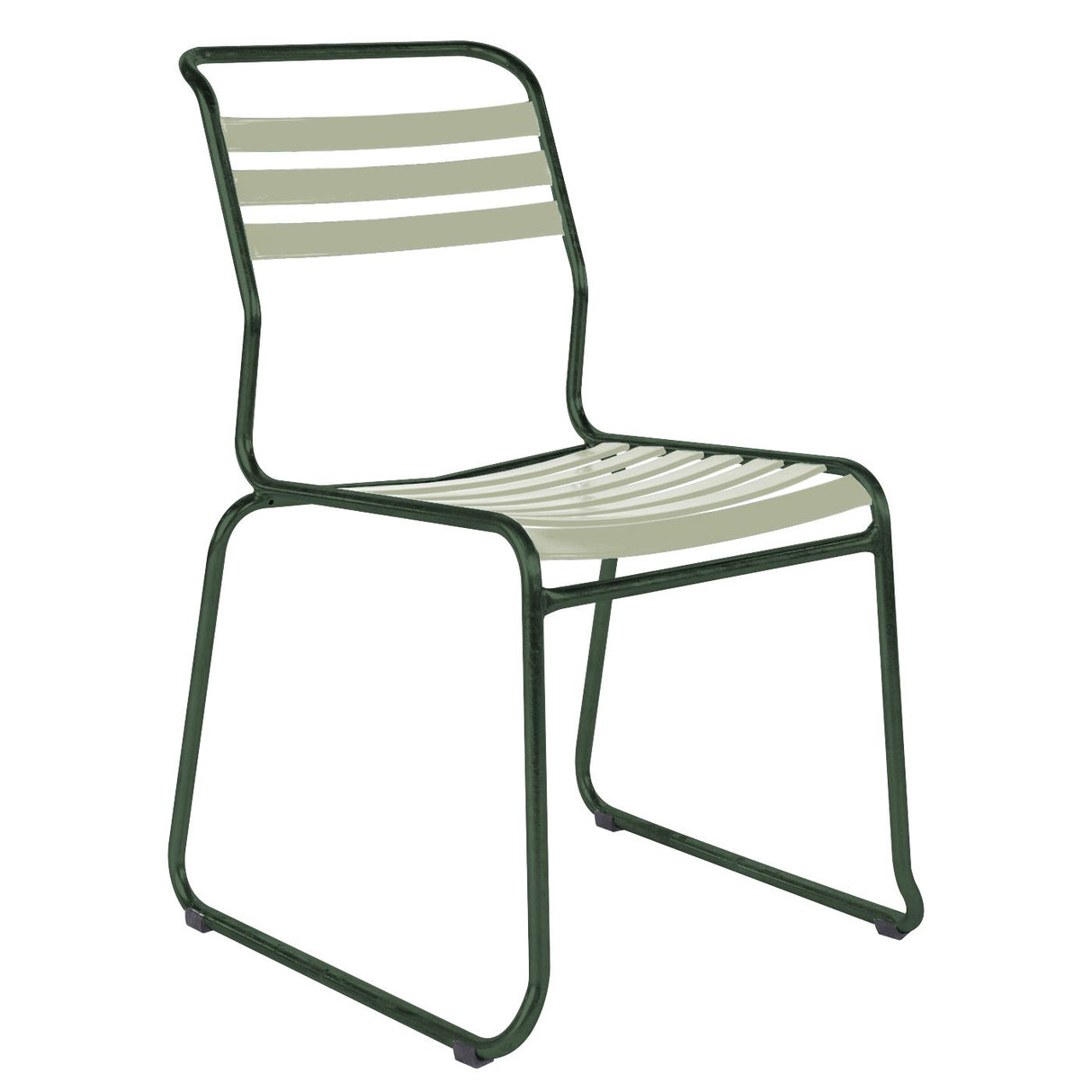 Schaffner Säntis Chaise luge à lattes Vert Sapin 66 Vert pastel 64