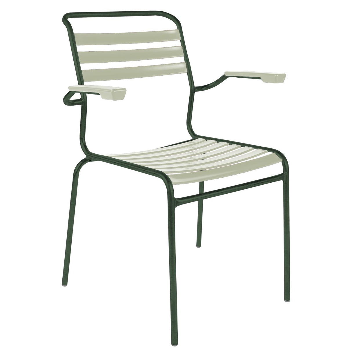Schaffner Säntis Fauteuil à lattes Vert Sapin 66 Vert pastel 64
