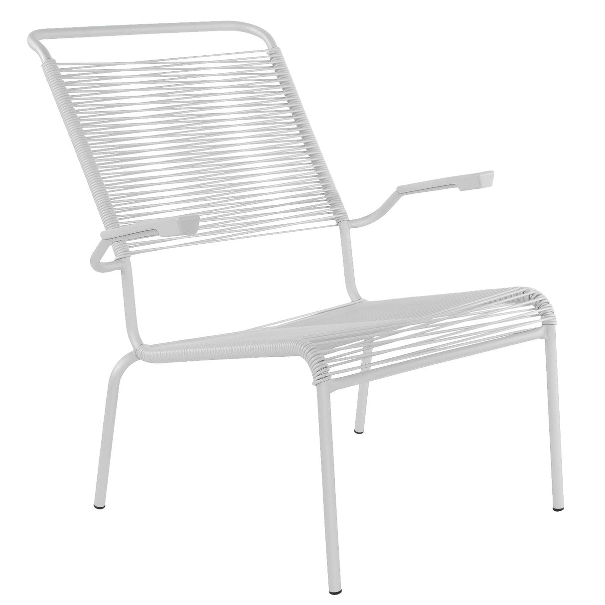 Schaffner Säntis Fauteuil bas haut dossier Spaghetti Blanc 90 Blanc 90