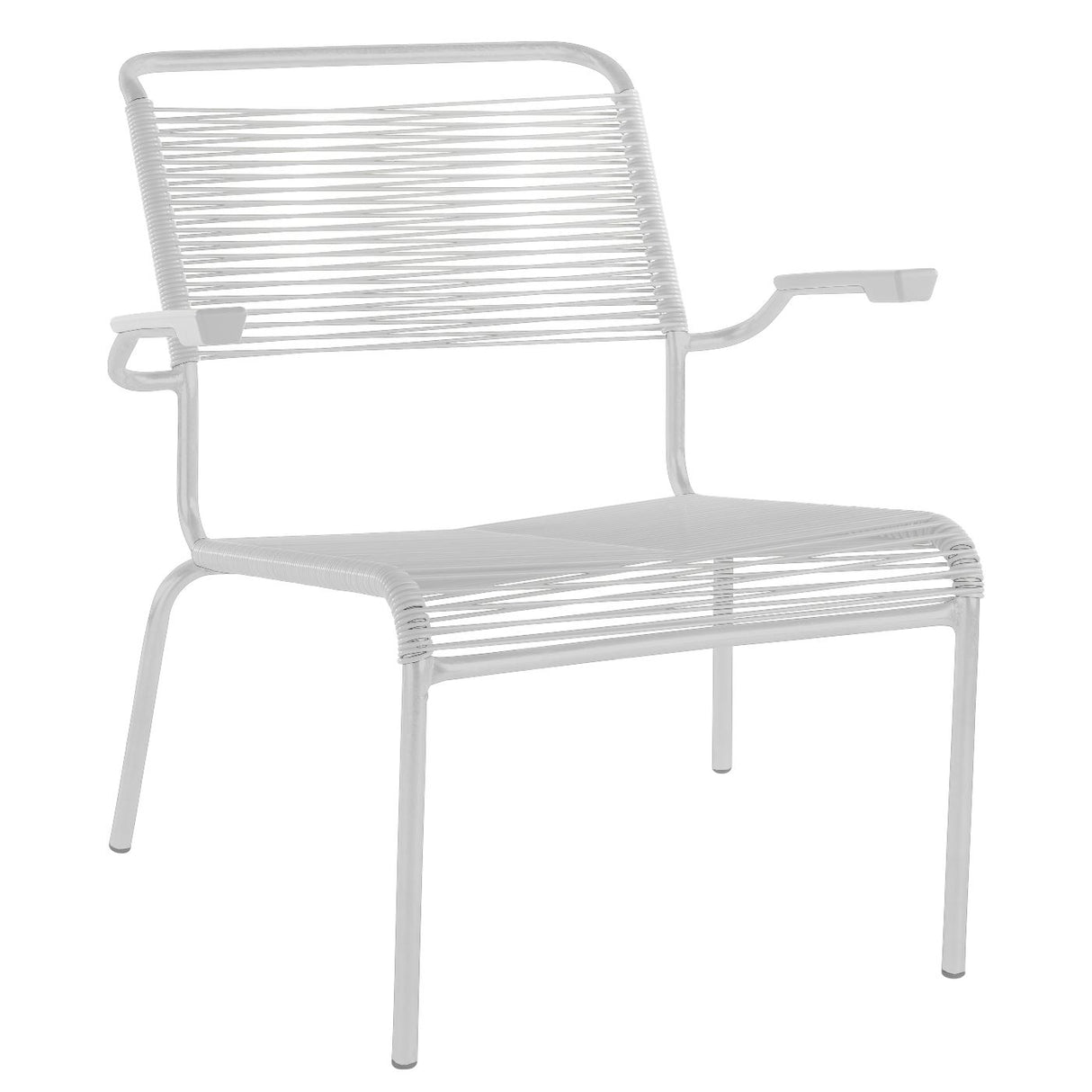 Schaffner Säntis Fauteuil bas Spaghetti Blanc 90 Blanc 90