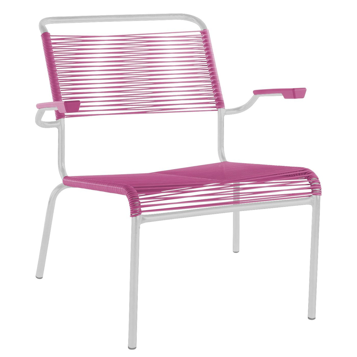 Schaffner Säntis Fauteuil bas Spaghetti Blanc 90 Rose 41