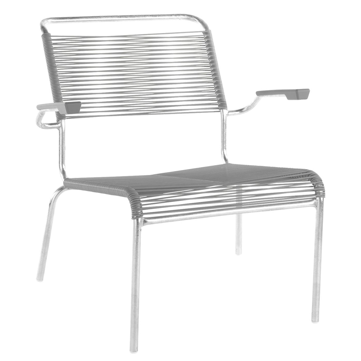 Schaffner Säntis Fauteuil bas Spaghetti Galvanisé à chaud 02 Gris Argent 78