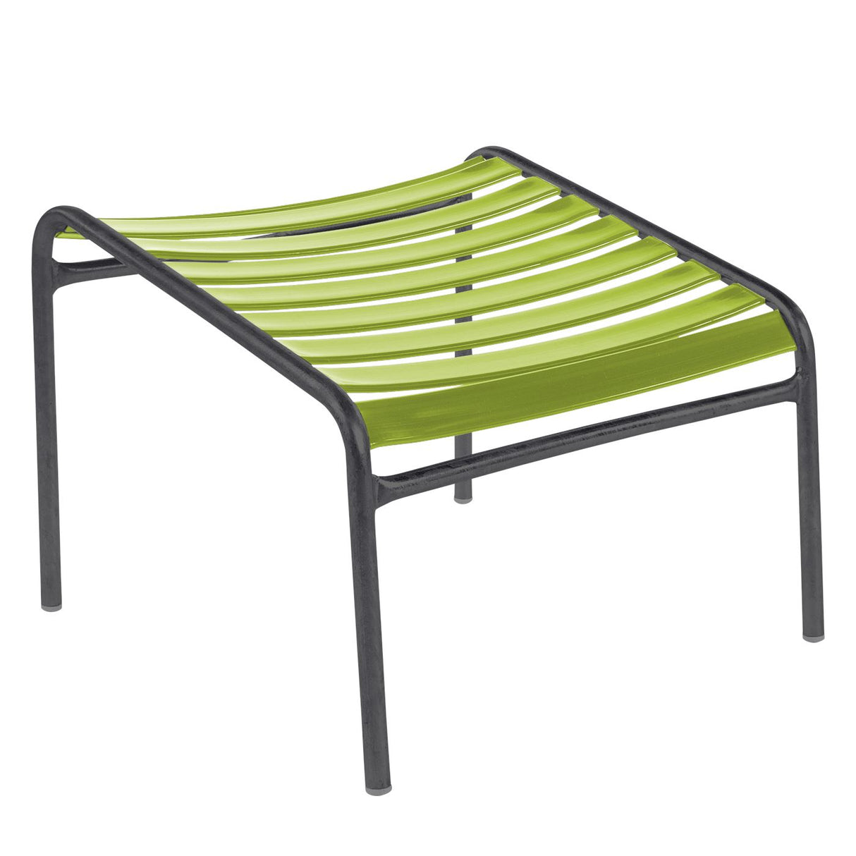 Schaffner Säntis Repose-pieds à lattes Anthracite 77 Vert Clair 63