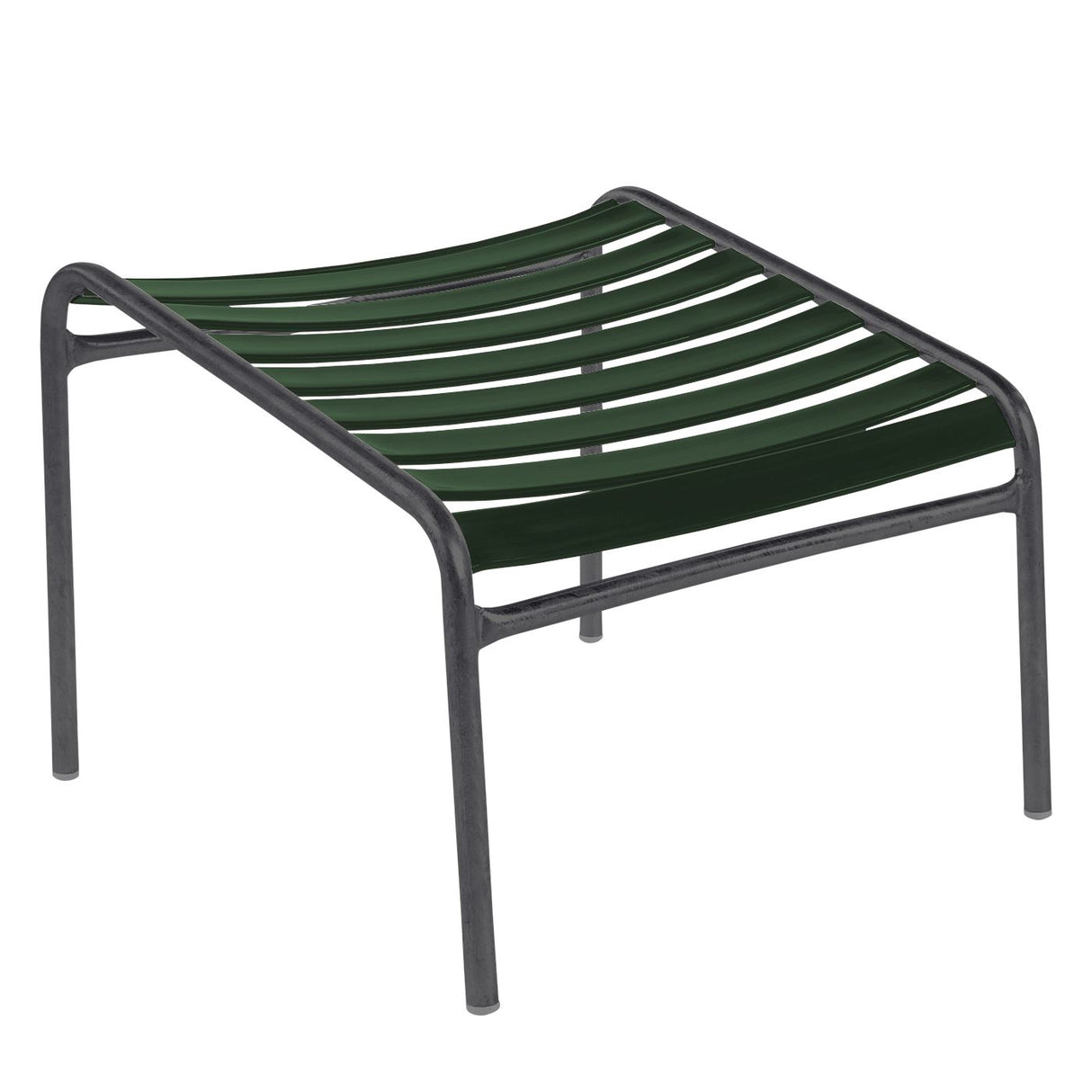 Schaffner Säntis Repose-pieds à lattes Anthracite 77 Vert sapin 66