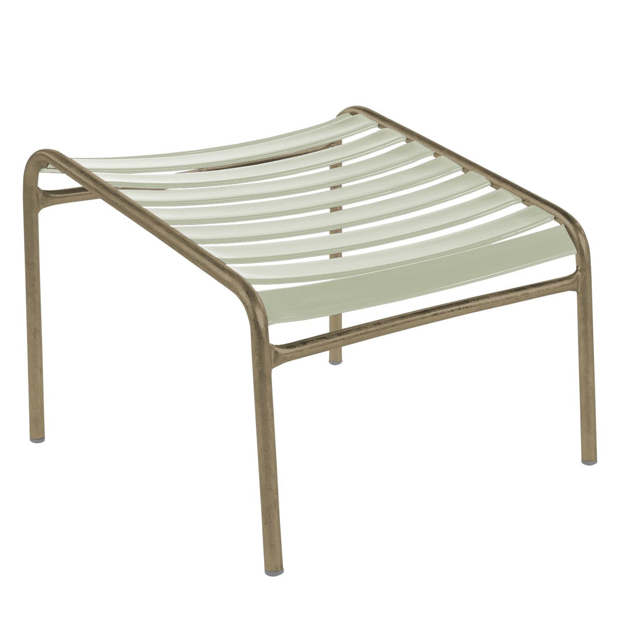 Schaffner Säntis Repose-pieds à lattes Champagne 85 Vert pastel 64