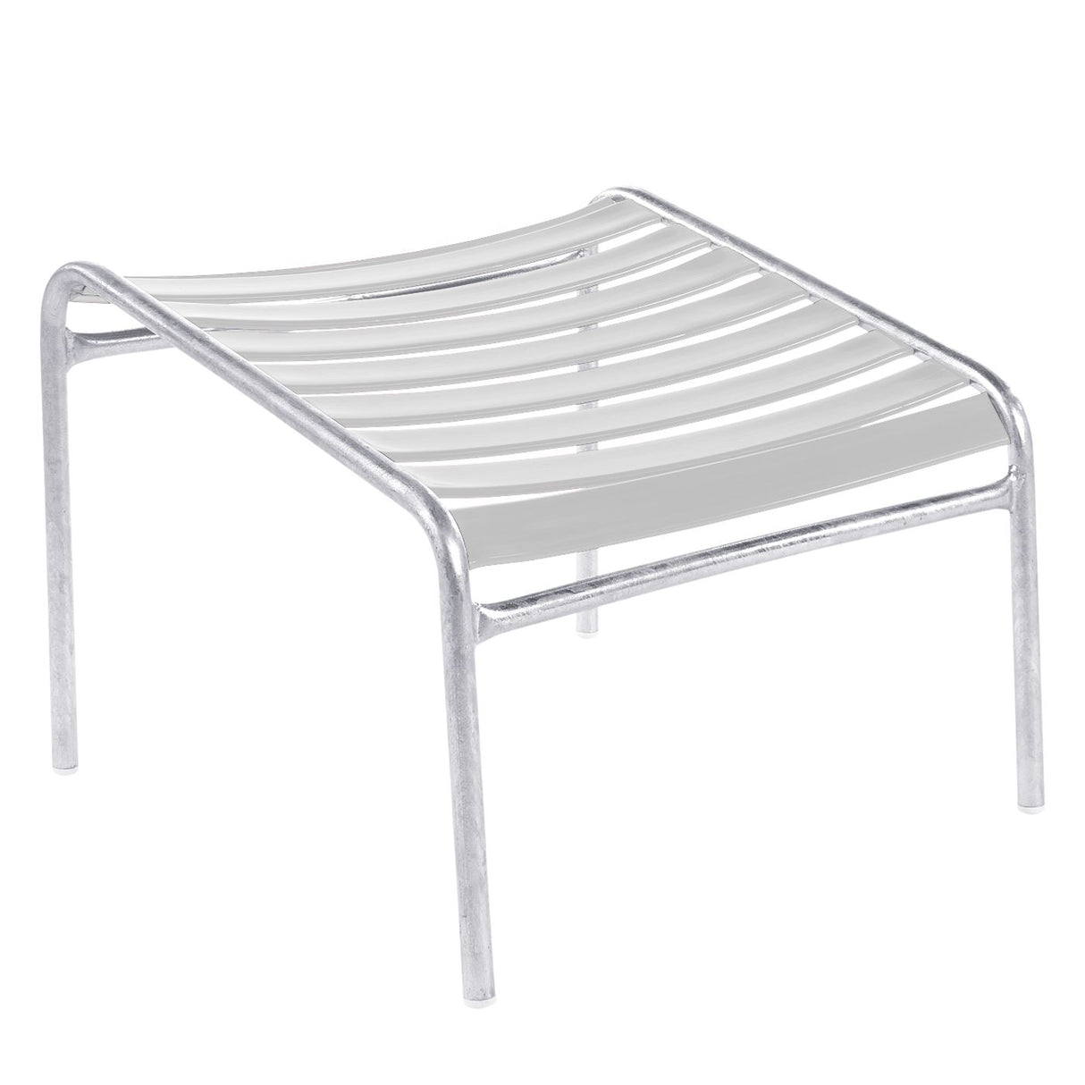 Schaffner Säntis Repose-pieds à lattes Galvanisé à chaud 02 Blanc 90