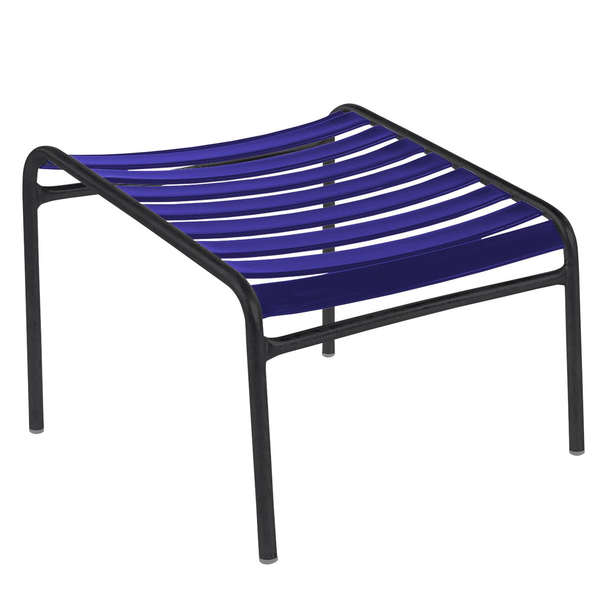 Schaffner Säntis Repose-pieds à lattes Noir 91 Bleu 53