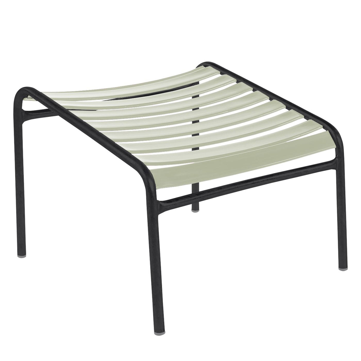 Schaffner Säntis Repose-pieds à lattes Noir 91 Vert pastel 64