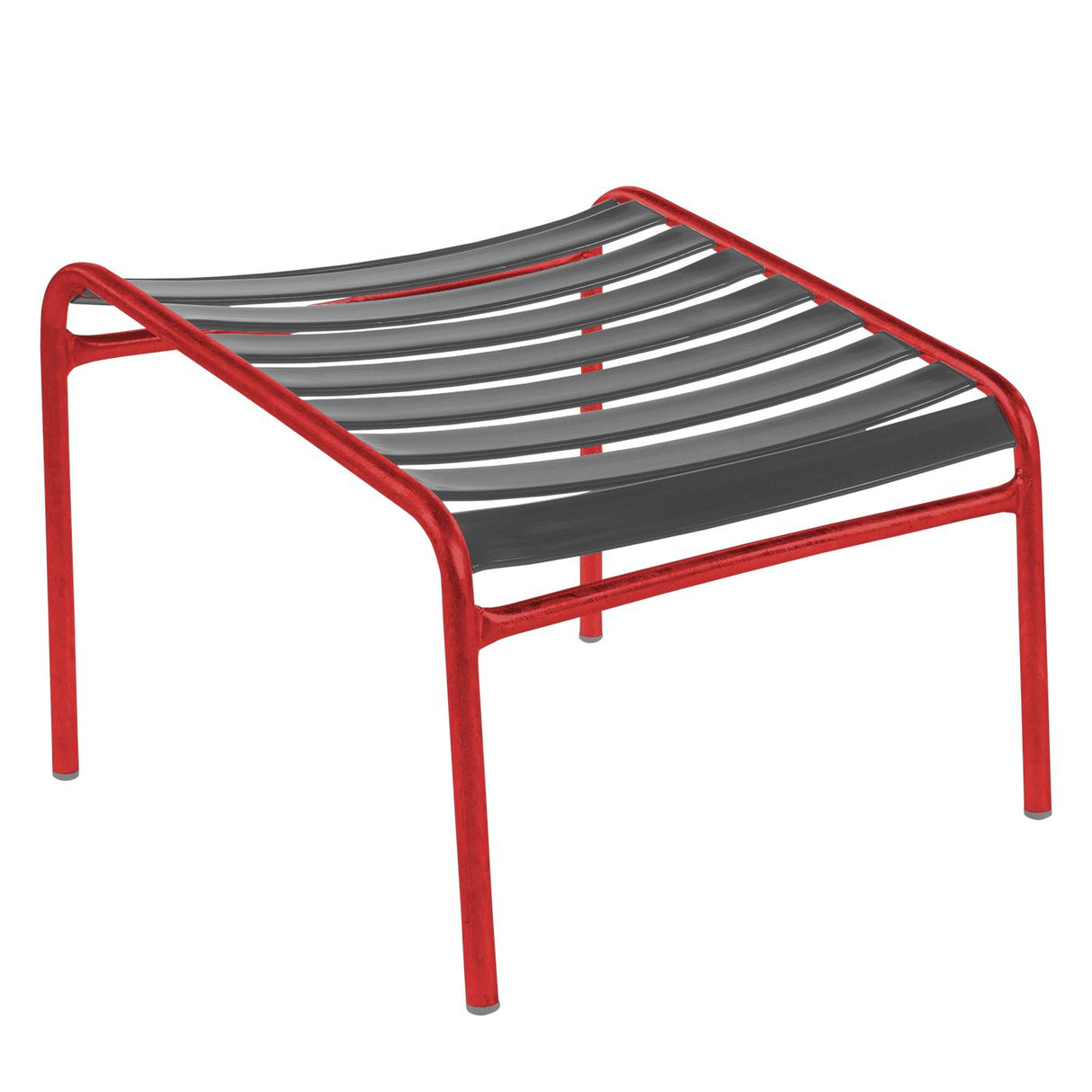 Schaffner Säntis Repose-pieds à lattes Rouge 30 Anthracite 77
