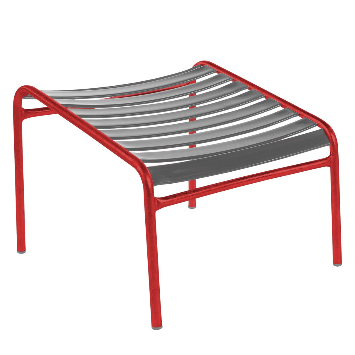 Schaffner Säntis Repose-pieds à lattes Rouge 30 Graphite 73