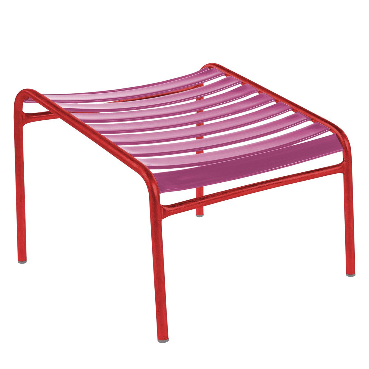 Schaffner Säntis Repose-pieds à lattes Rouge 30 Rose 41