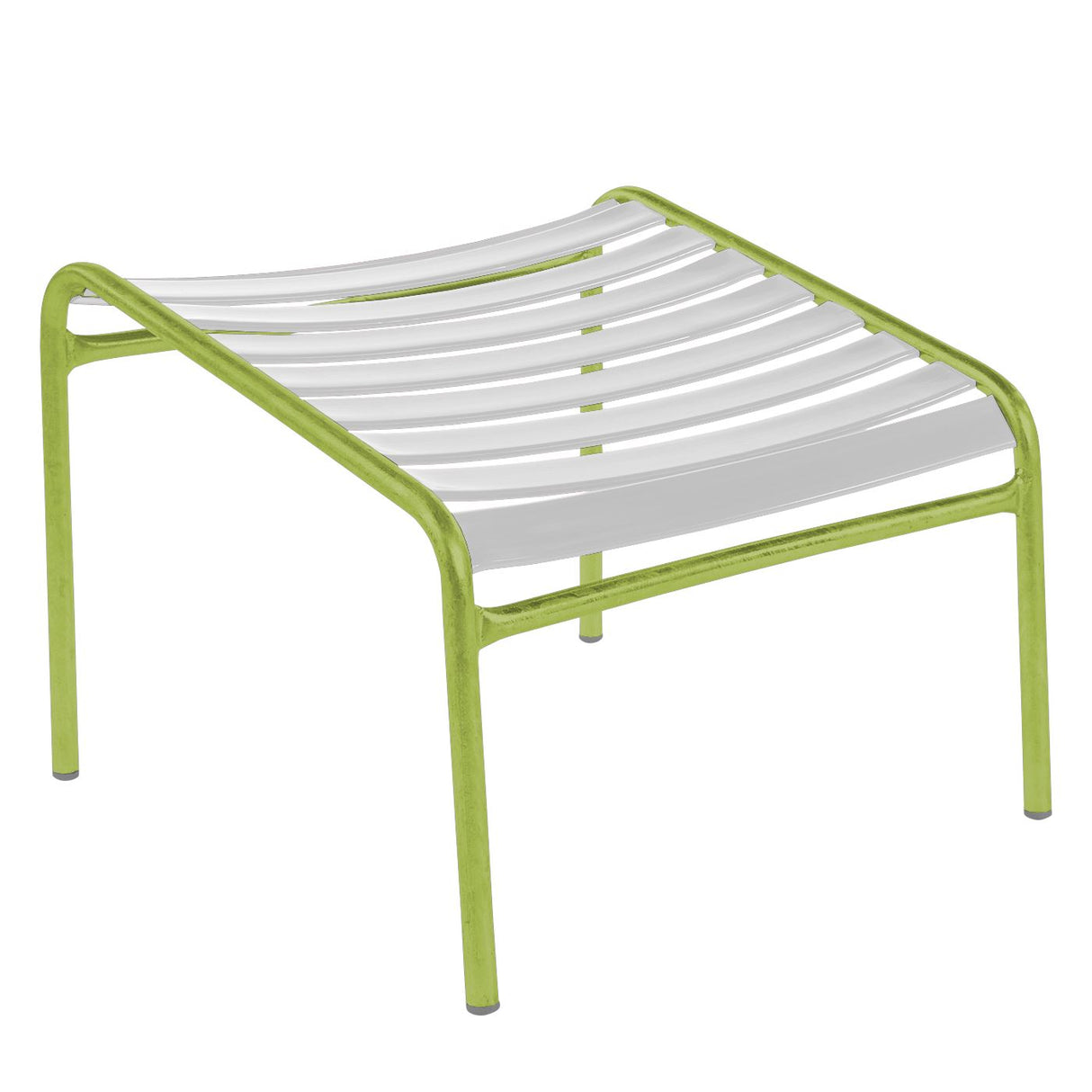 Schaffner Säntis Repose-pieds à lattes Vert Clair 63 Blanc 90