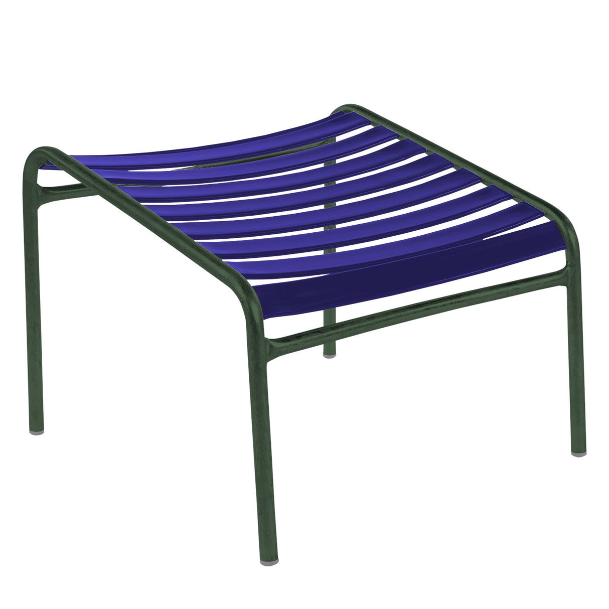 Schaffner Säntis Repose-pieds à lattes Vert Sapin 66 Bleu 53