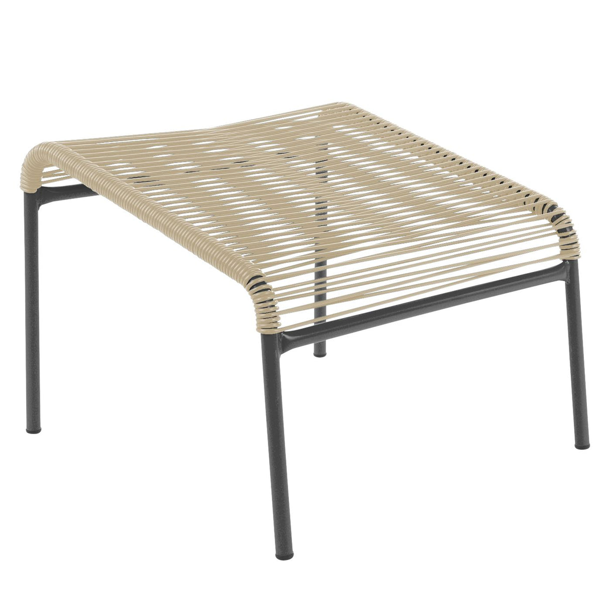 Schaffner Säntis Repose-pieds Spaghetti Anthracite 77 Sable pastel 15