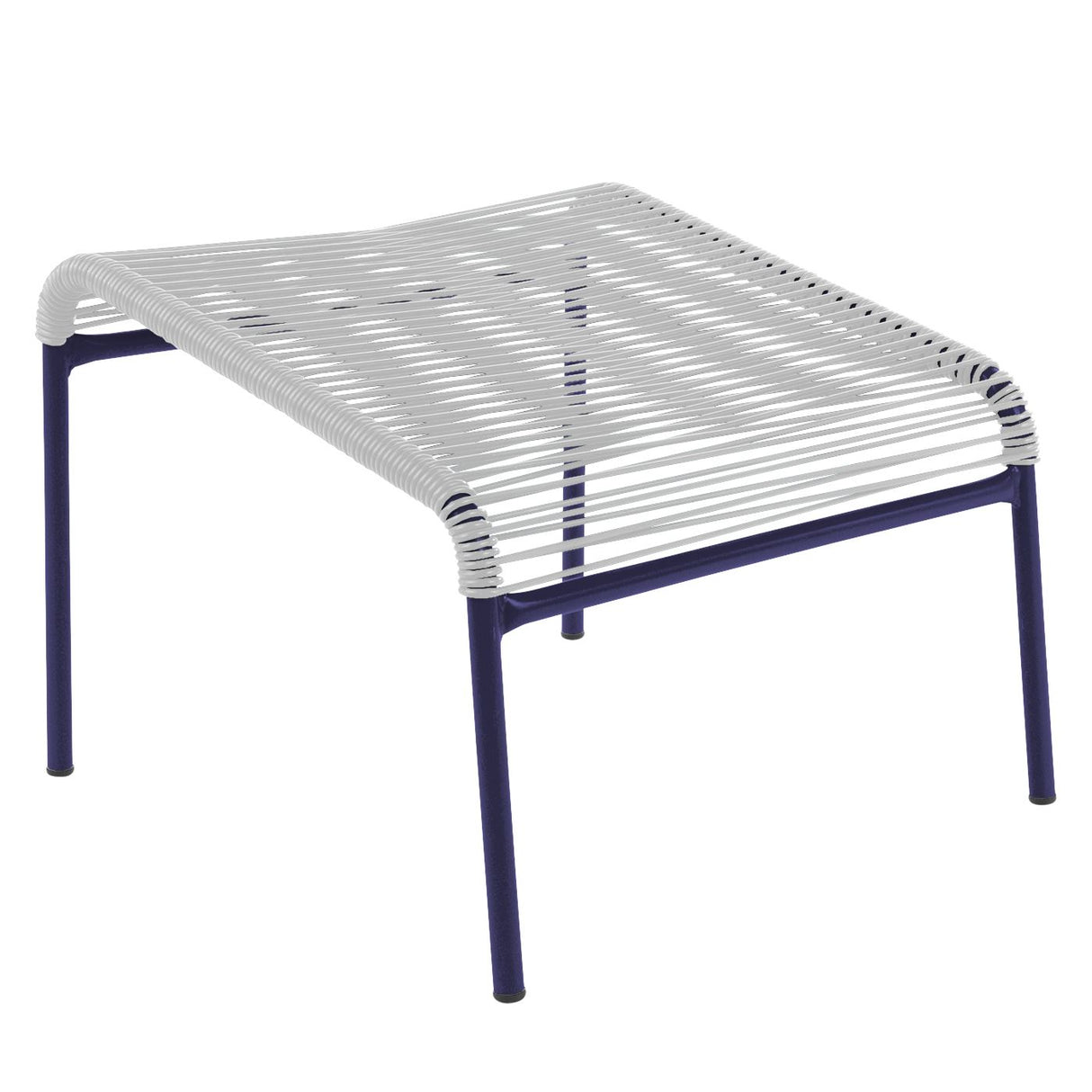 Schaffner Säntis Repose-pieds Spaghetti Bleu 53 Blanc 90