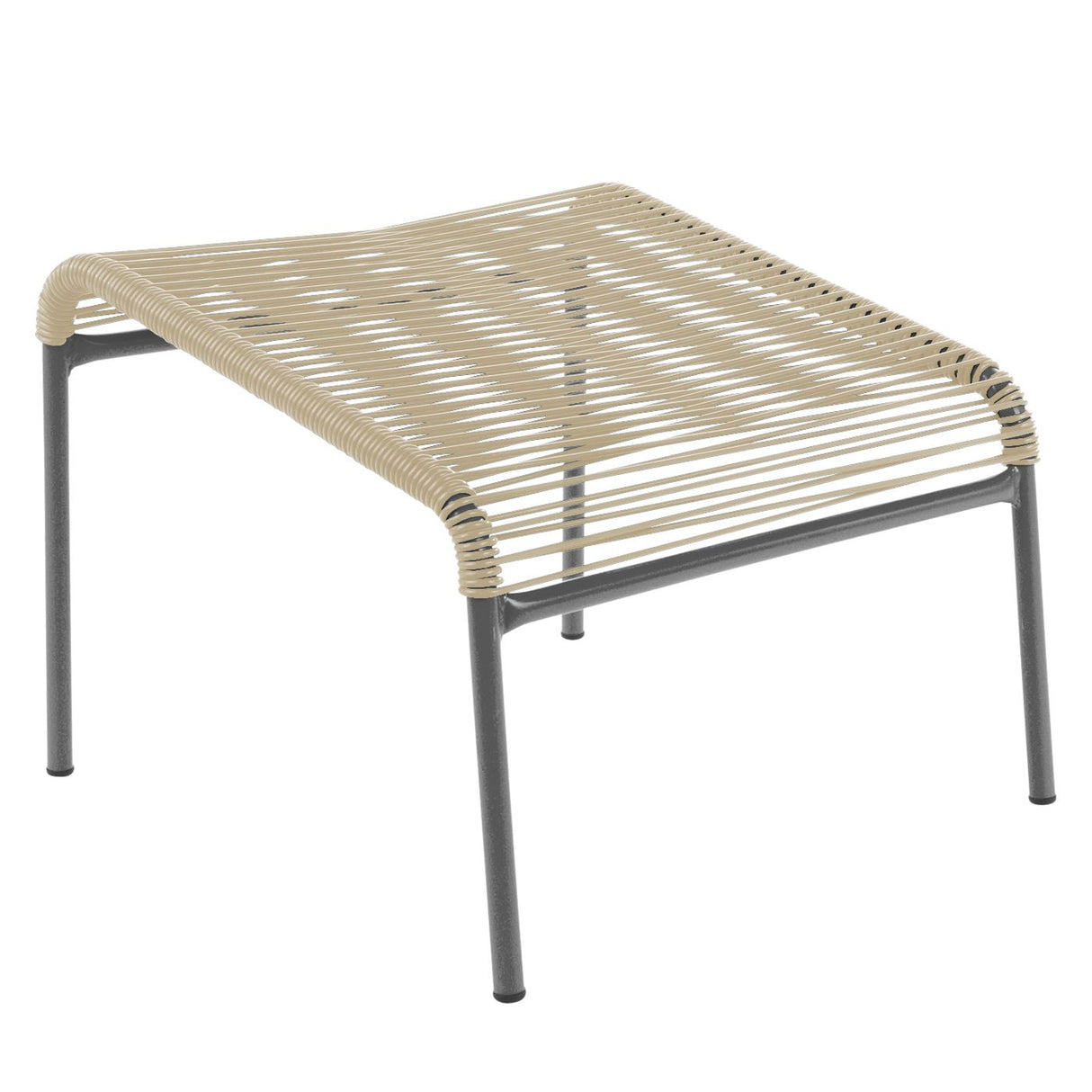 Schaffner Säntis Repose-pieds Spaghetti Graphite 73 Sable pastel 15