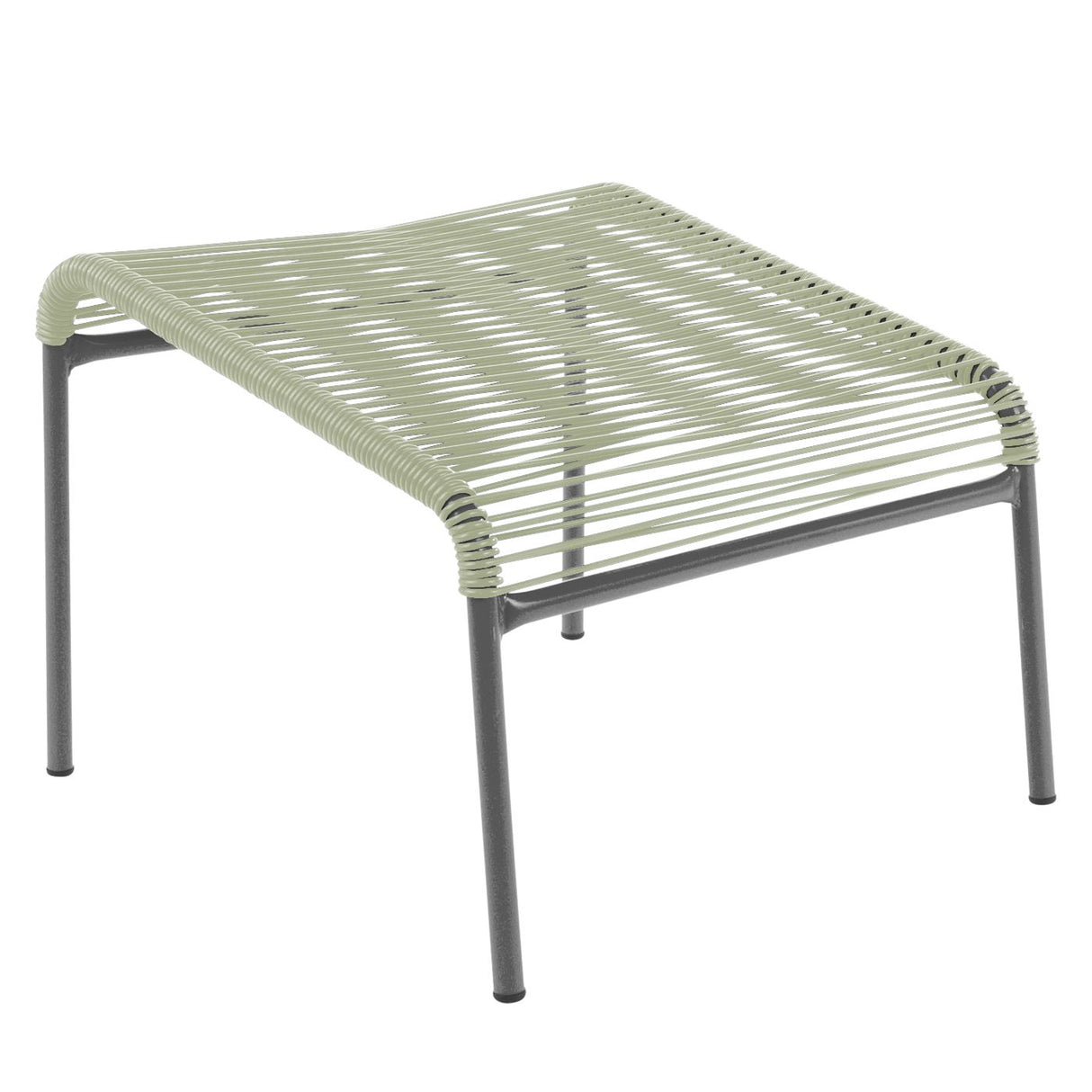 Schaffner Säntis Repose-pieds Spaghetti Graphite 73 Vert pastel 64