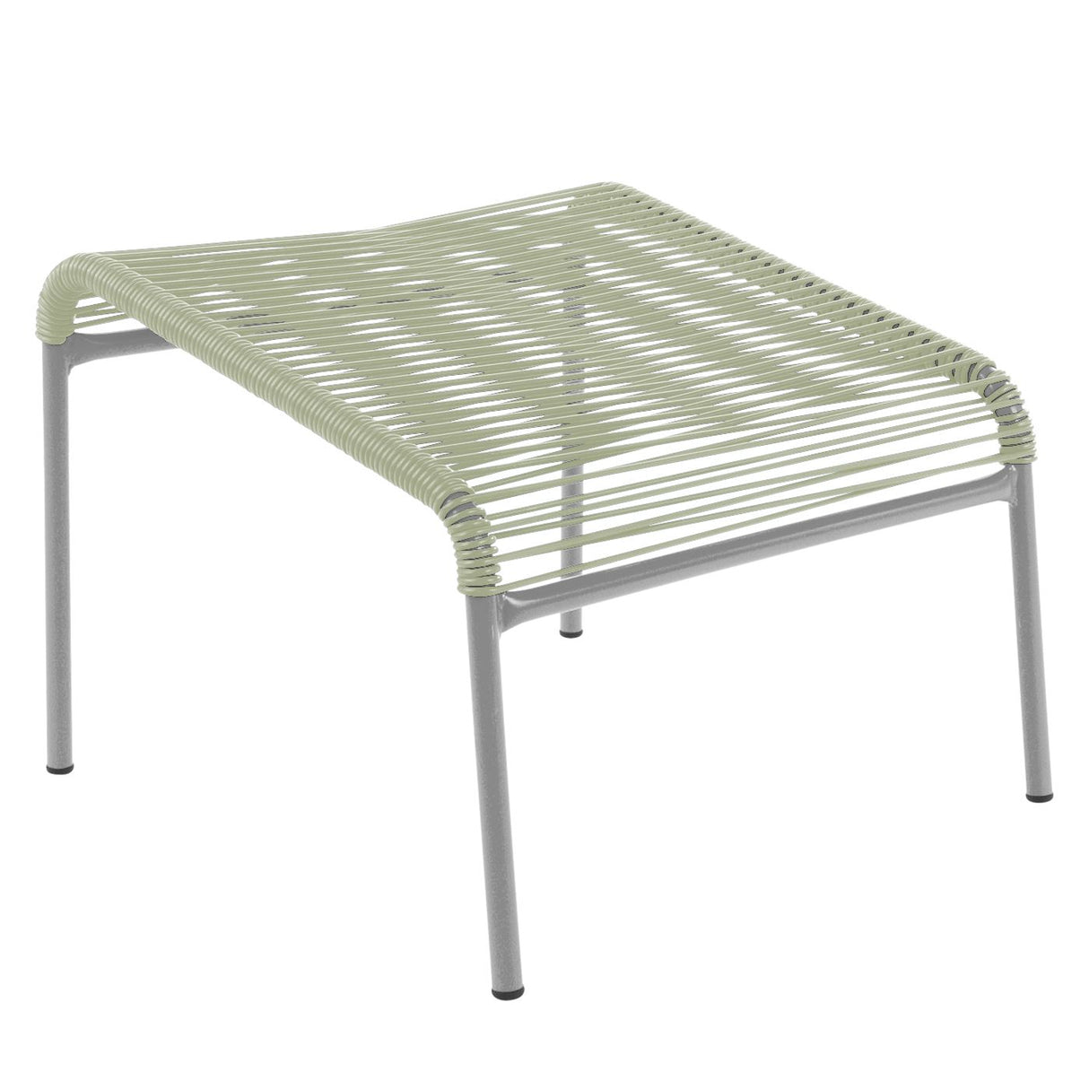 Schaffner Säntis Repose-pieds Spaghetti Gris Argent 78 Vert pastel 64