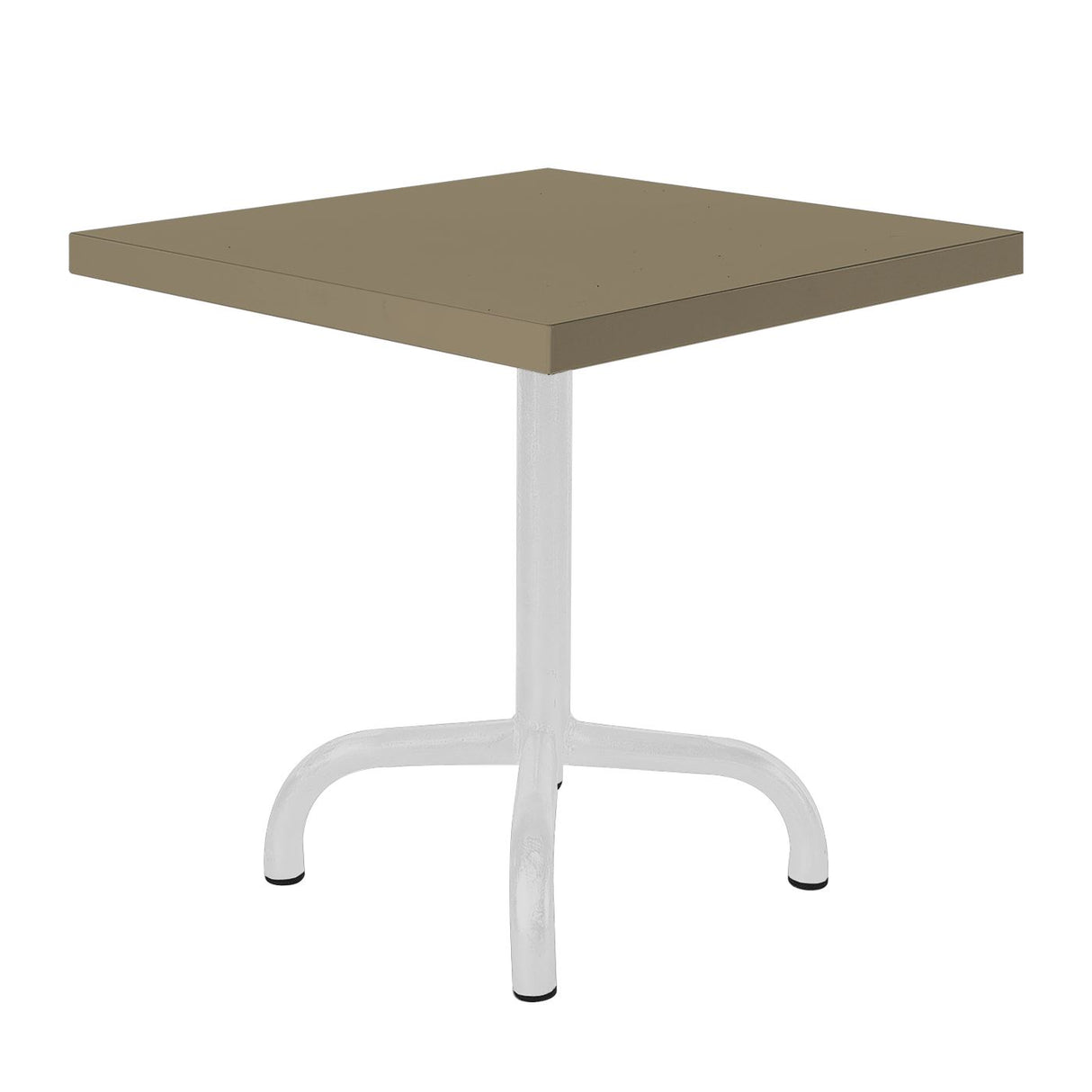 Schaffner Säntis Table d'appoint rabattable 50x50cm Blanc 90 Champagne 85