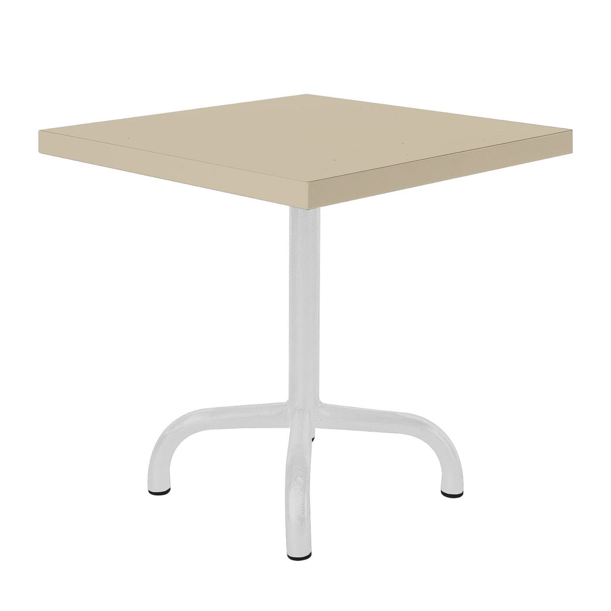 Schaffner Säntis Table d'appoint rabattable 50x50cm Blanc 90 Sable Pastel 15