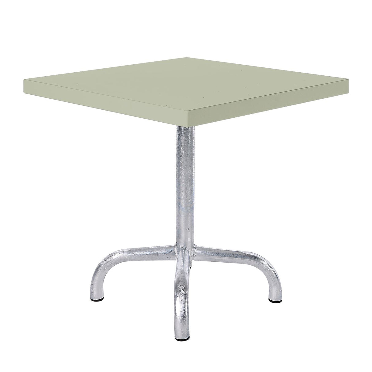 Schaffner Säntis Table d'appoint rabattable 50x50cm Galvanisé à chaud 02 Vert Pastel 64