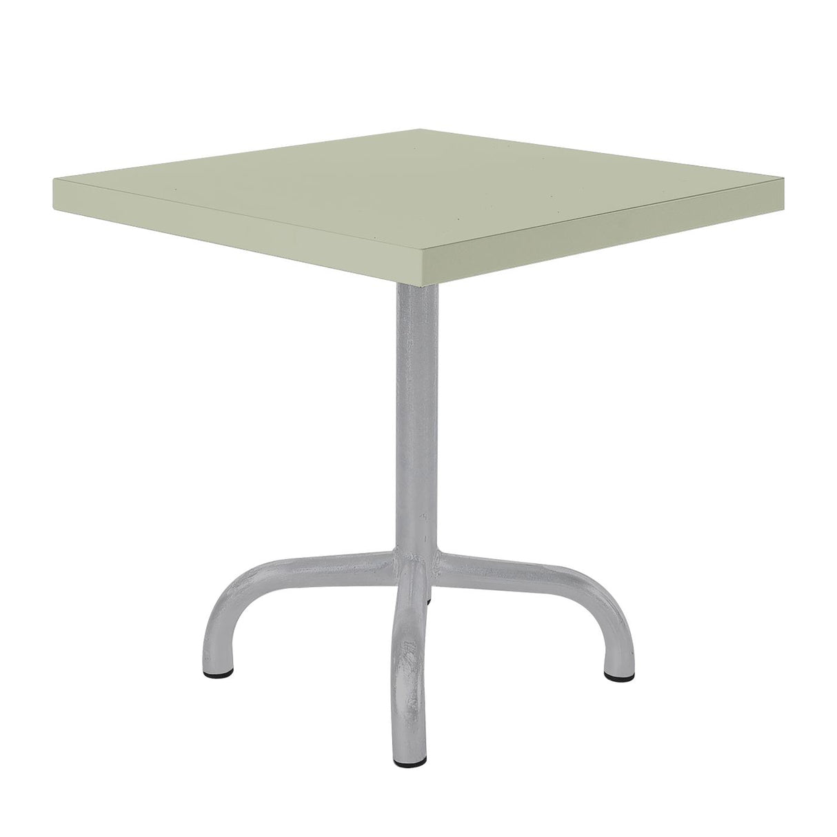Schaffner Säntis Table d'appoint rabattable 50x50cm Gris Argent 78 Vert Pastel 64