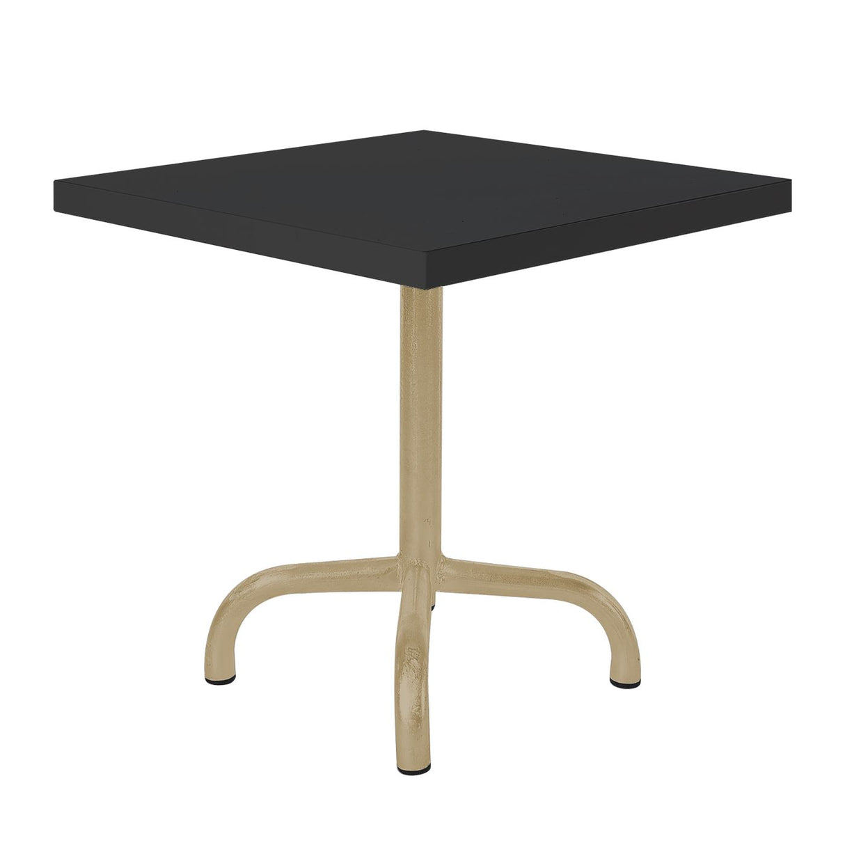 Schaffner Säntis Table d'appoint rabattable 50x50cm Marron Pastel 83 Noir 91