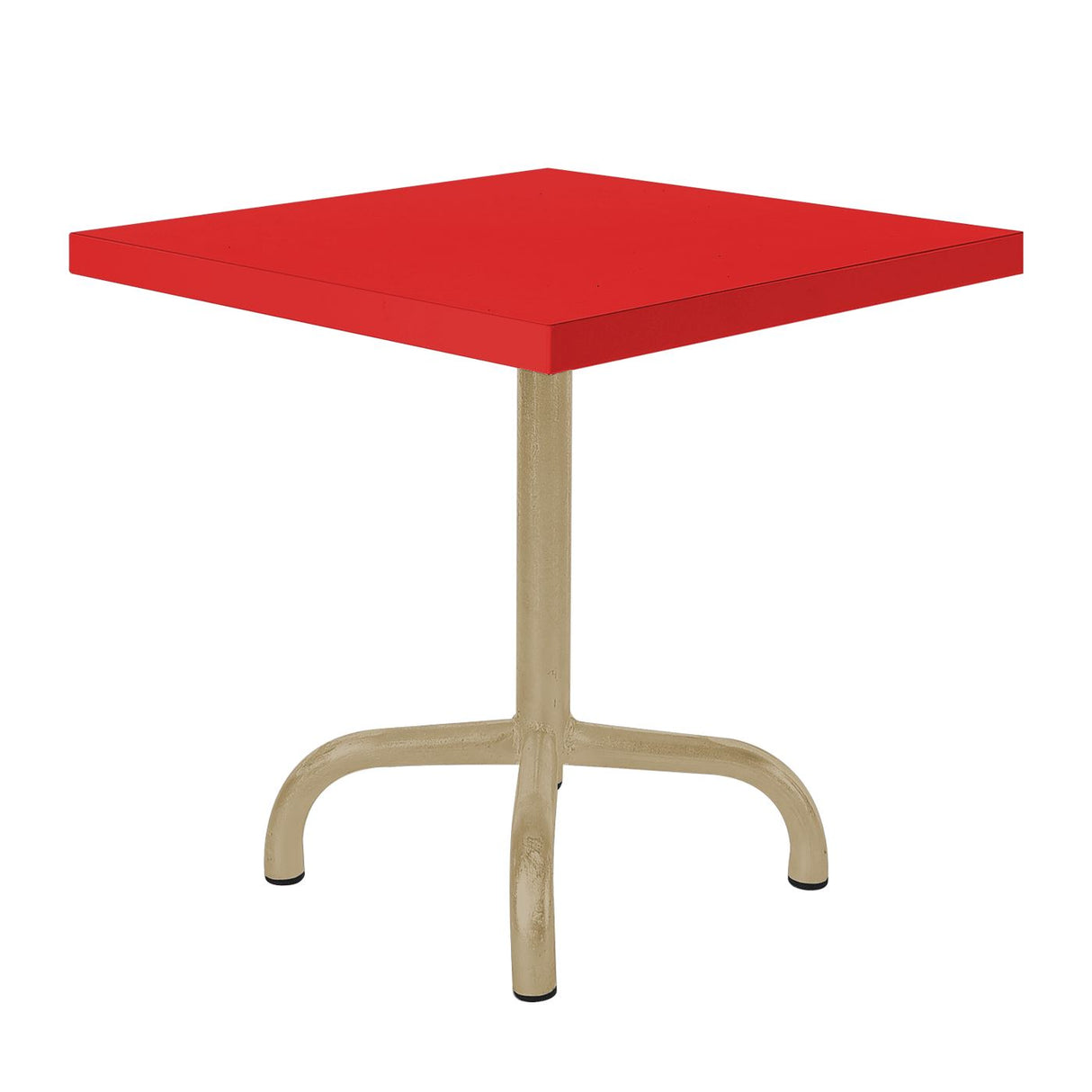 Schaffner Säntis Table d'appoint rabattable 50x50cm Marron Pastel 83 Rouge 30