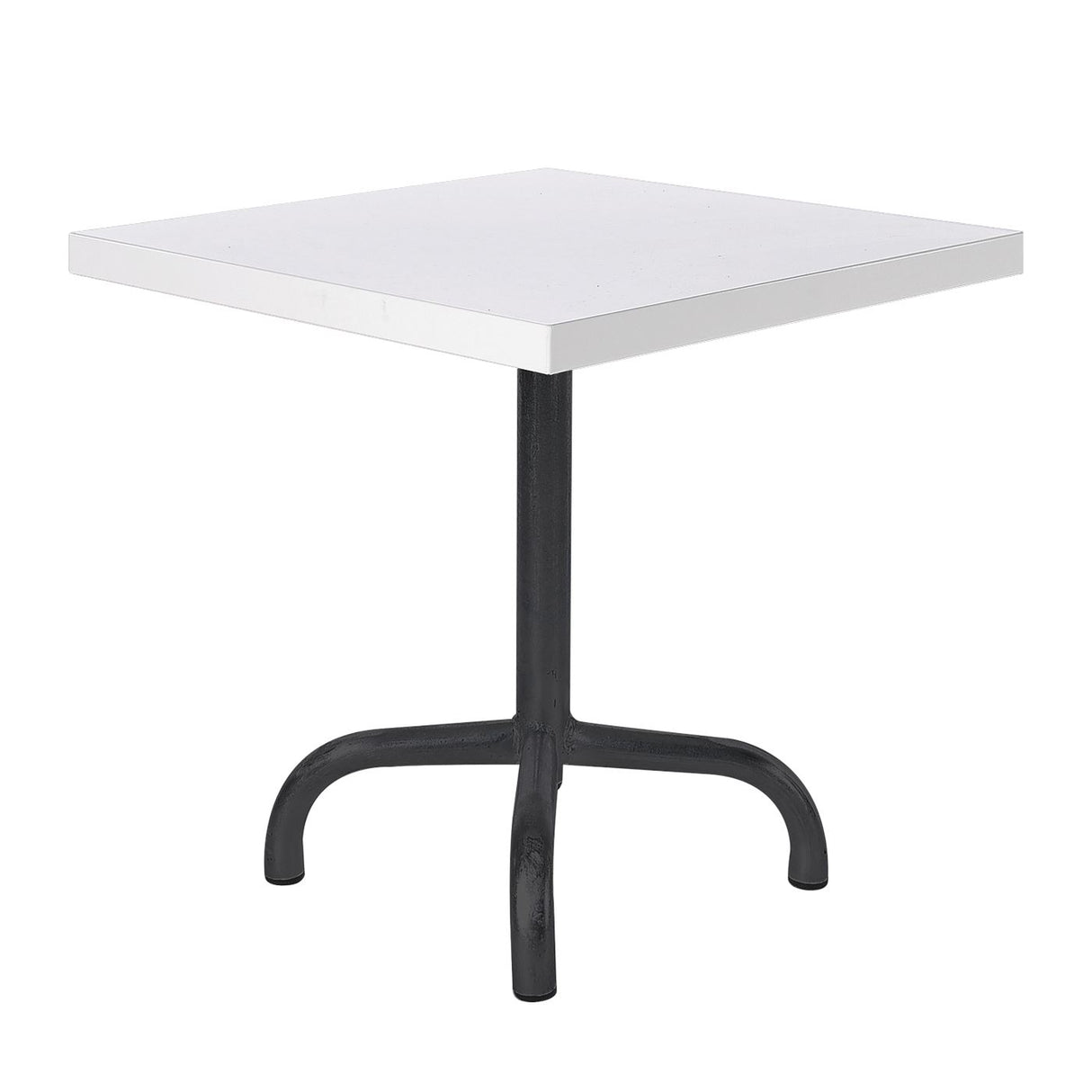 Schaffner Säntis Table d'appoint rabattable 50x50cm Noir 91 Blanc 90