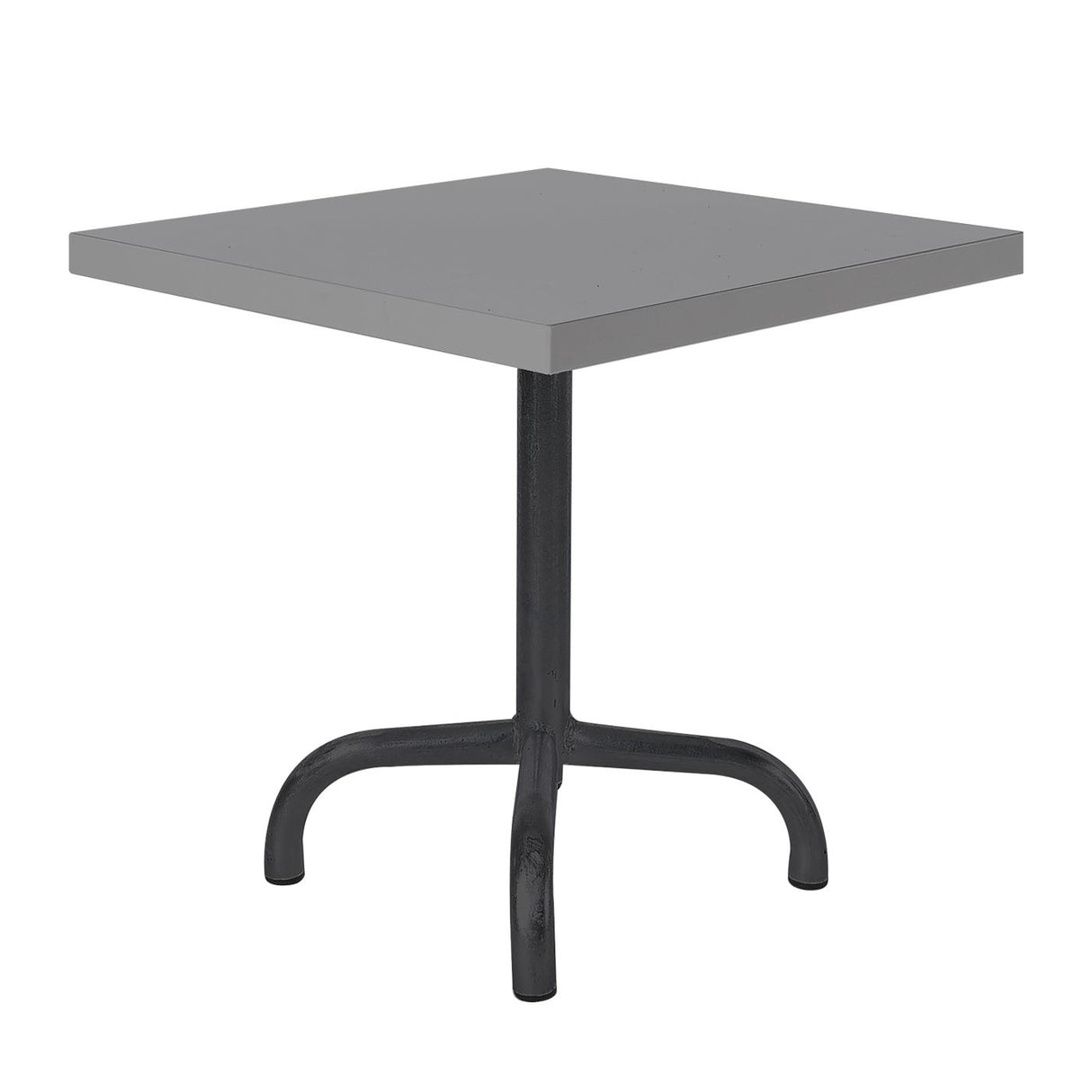 Schaffner Säntis Table d'appoint rabattable 50x50cm Noir 91 Gris Argent 78