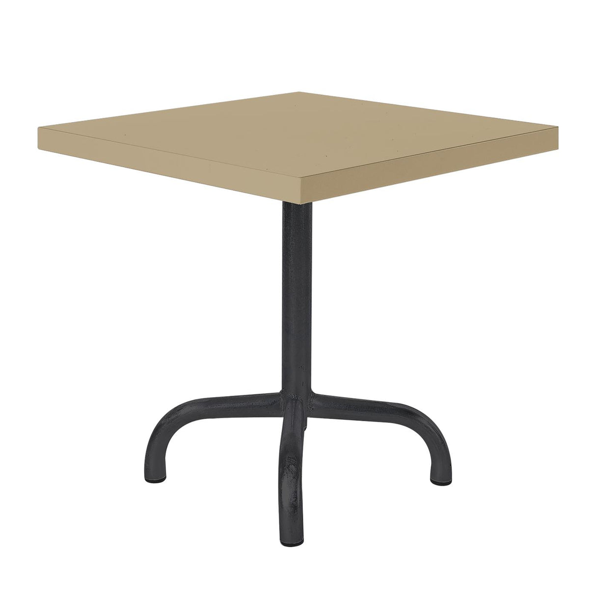 Schaffner Säntis Table d'appoint rabattable 50x50cm Noir 91 Marron Pastel 83
