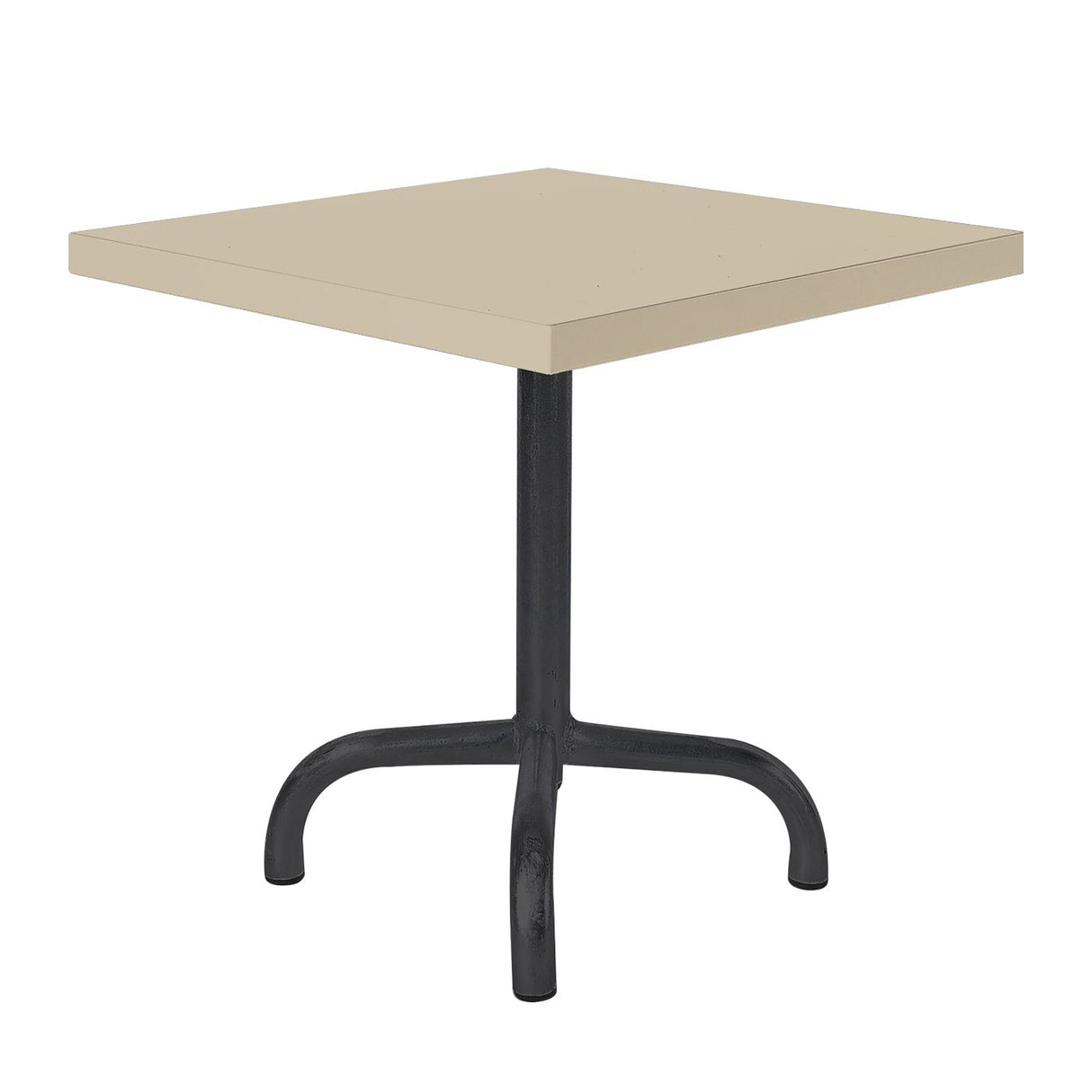Schaffner Säntis Table d'appoint rabattable 50x50cm Noir 91 Sable Pastel 15