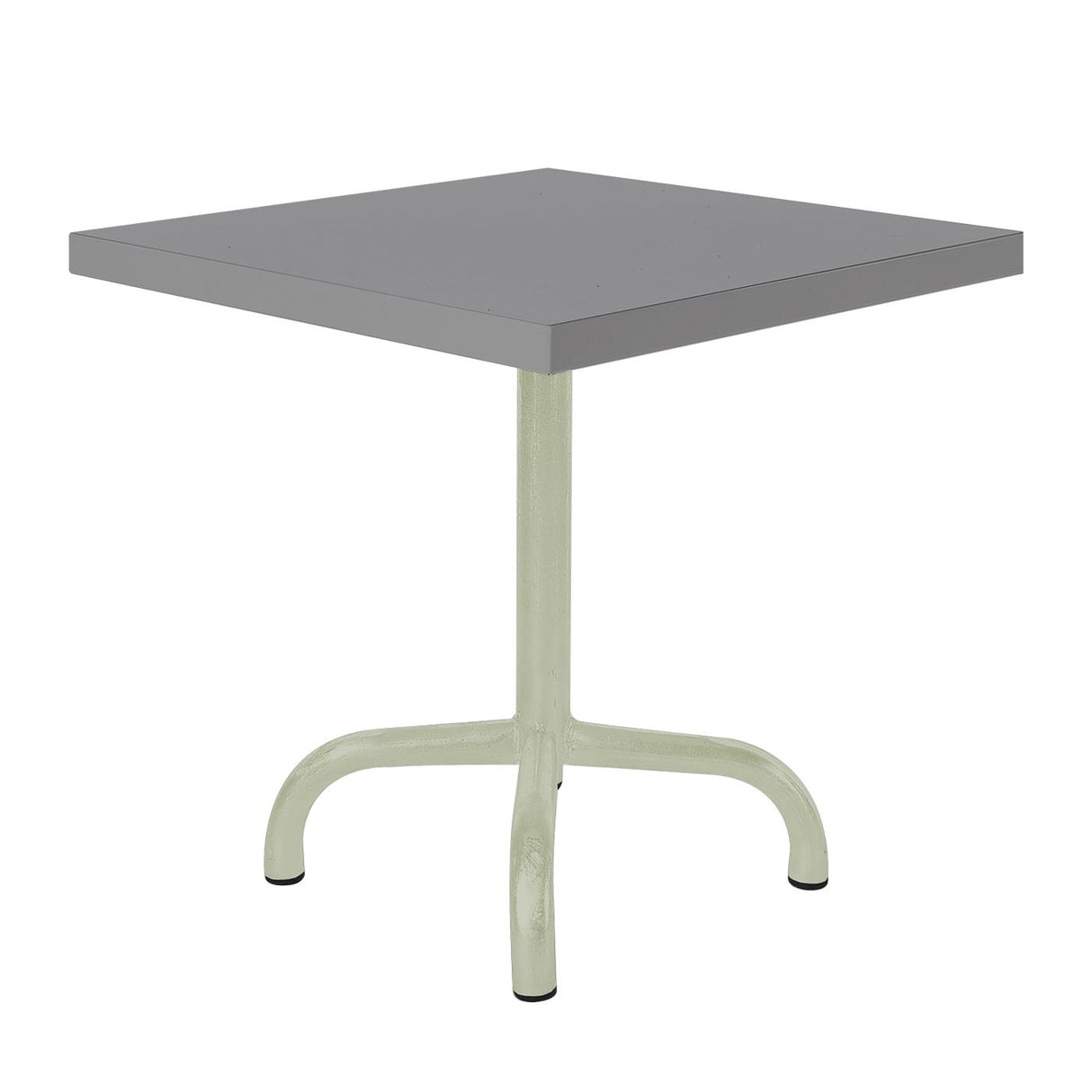 Schaffner Säntis Table d'appoint rabattable 50x50cm Vert Pastel 64 Gris Argent 78