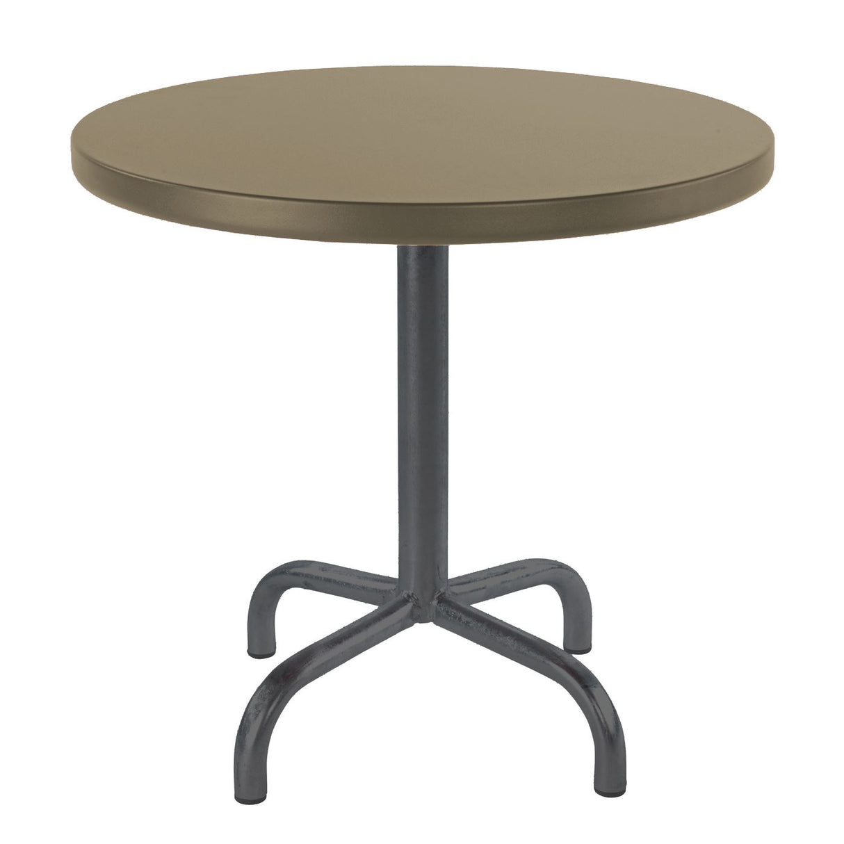 Schaffner Säntis Table d'appoint rabattable ronde Ø54cm Anthracite 77 Champagne 85