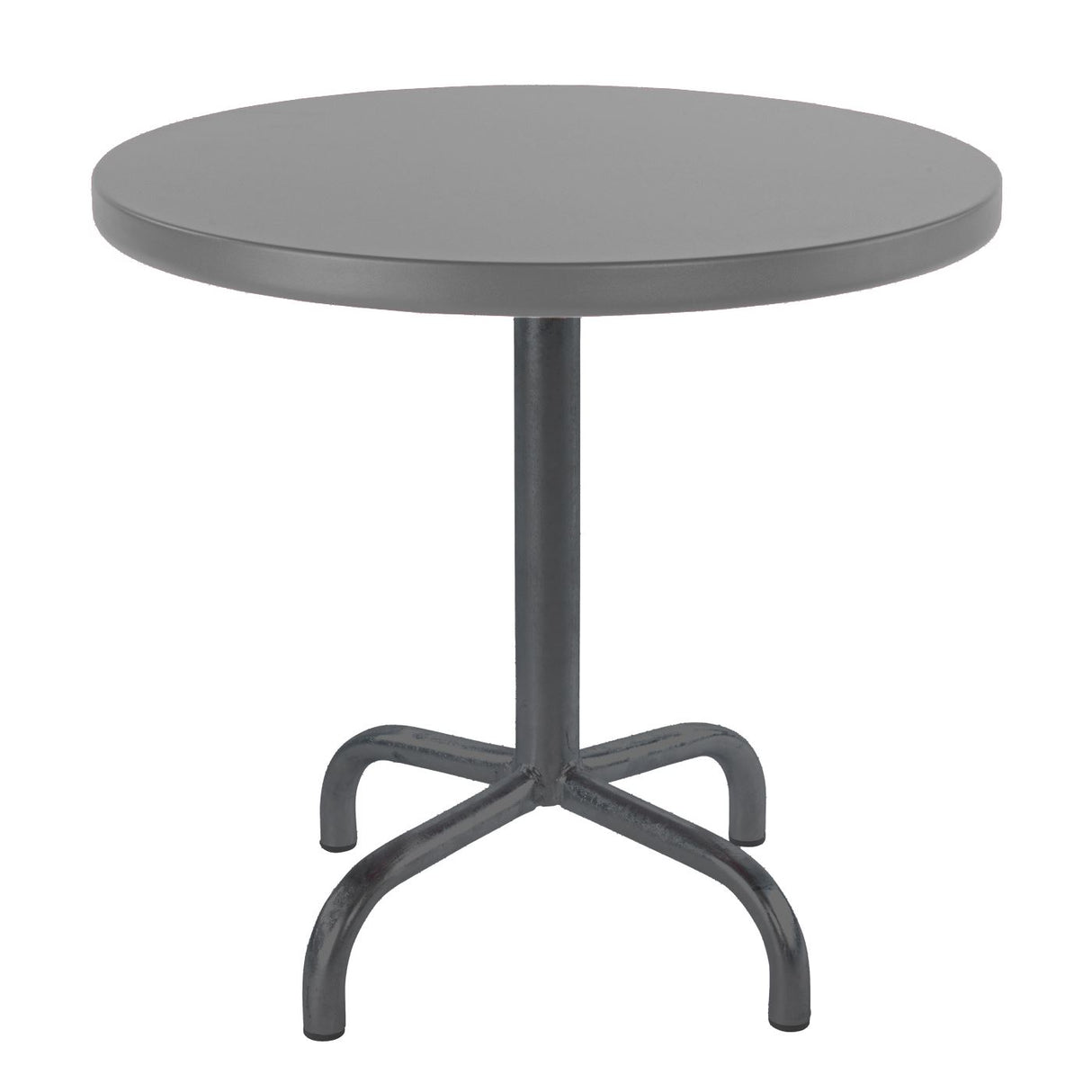 Schaffner Säntis Table d'appoint rabattable ronde Ø54cm Anthracite 77 Gris Argent 78