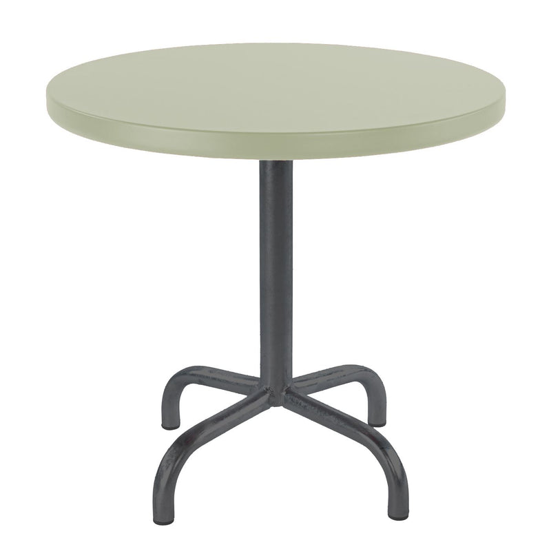 Schaffner Säntis Table d'appoint rabattable ronde Ø54cm Anthracite 77 Vert Pastel 64 