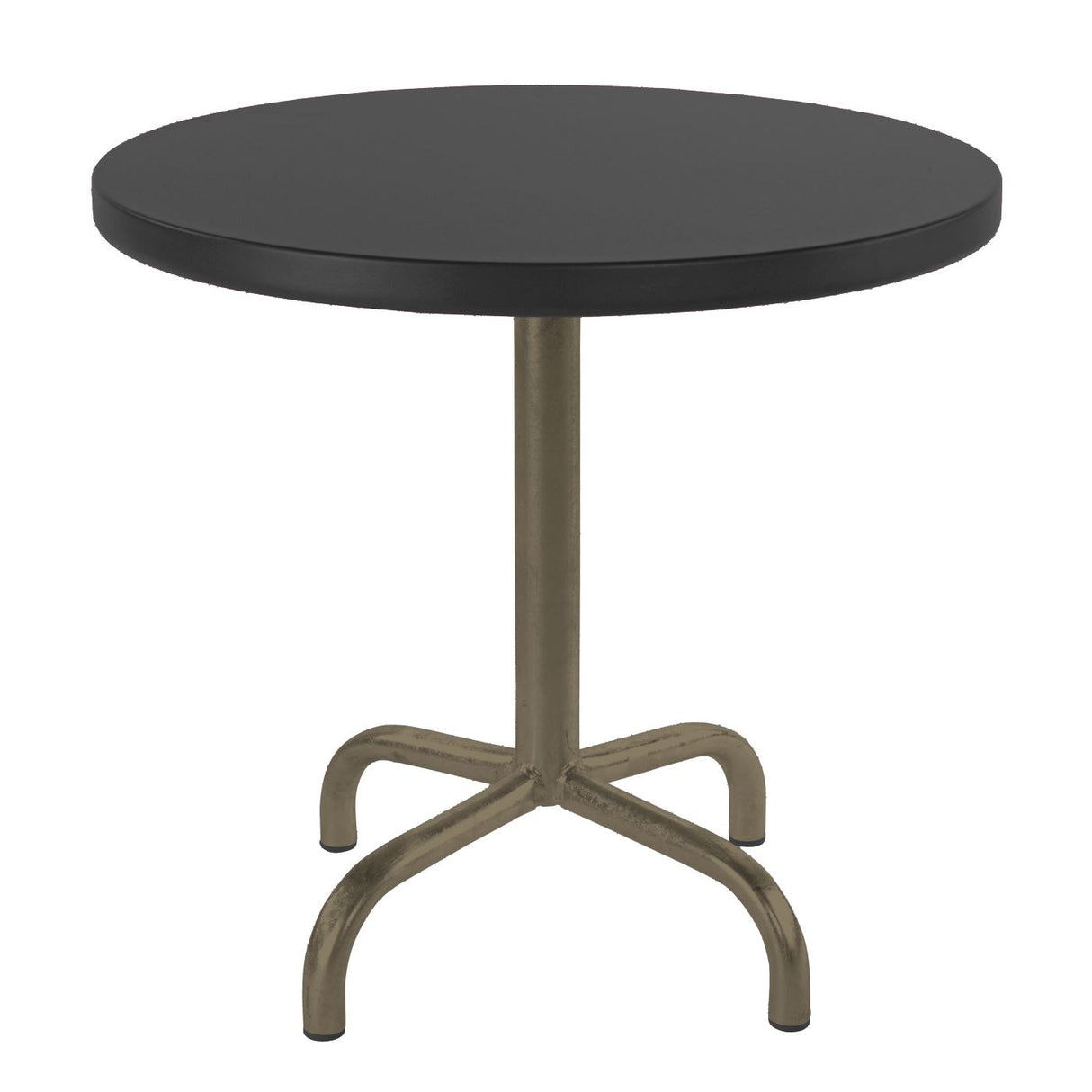 Schaffner Säntis Table d'appoint rabattable ronde Ø54cm Champagne 85 Anthracite 77