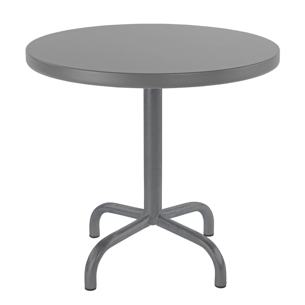 Schaffner Säntis Table d'appoint rabattable ronde Ø54cm Graphite 73 Gris Argent 78