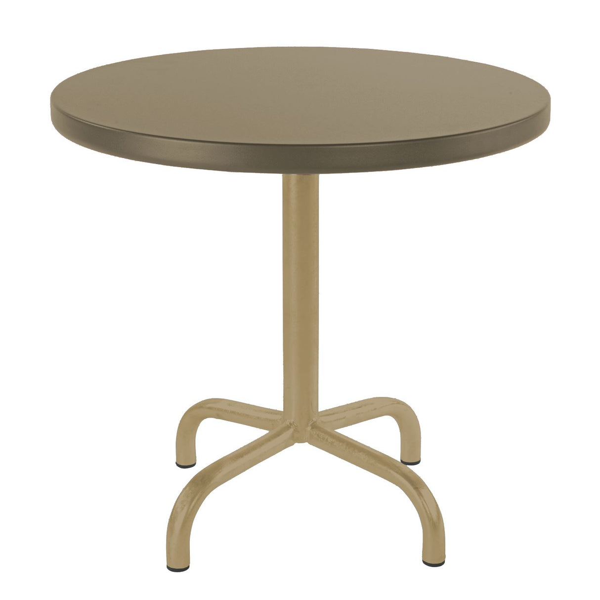 Schaffner Säntis Table d'appoint rabattable ronde Ø54cm Marron Pastel 83 Champagne 85