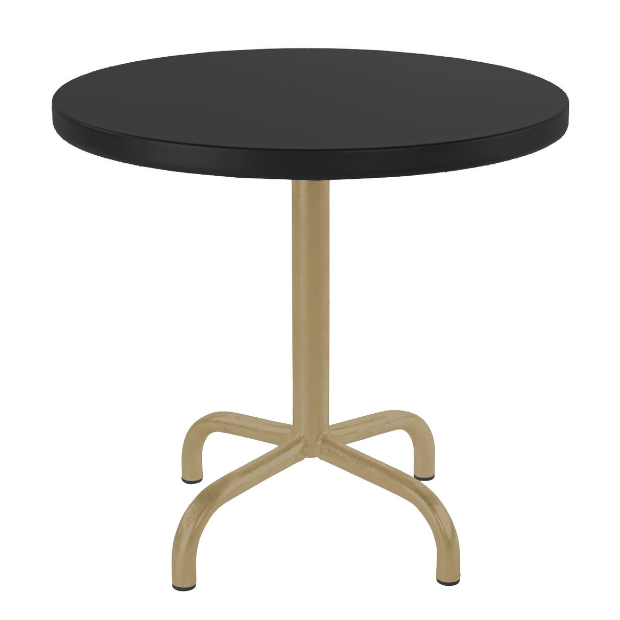 Schaffner Säntis Table d'appoint rabattable ronde Ø54cm Marron Pastel 83 Noir 91